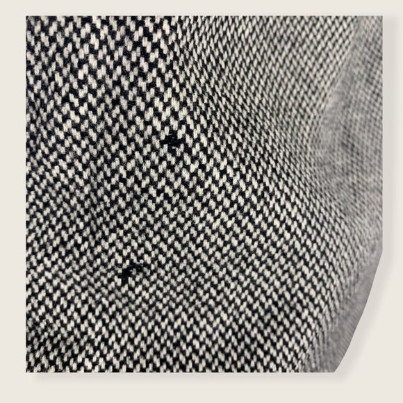 Vintage 90s Valentino Miss V Grey Lana Wool Skirt Size 6 - Picture 10 of 12